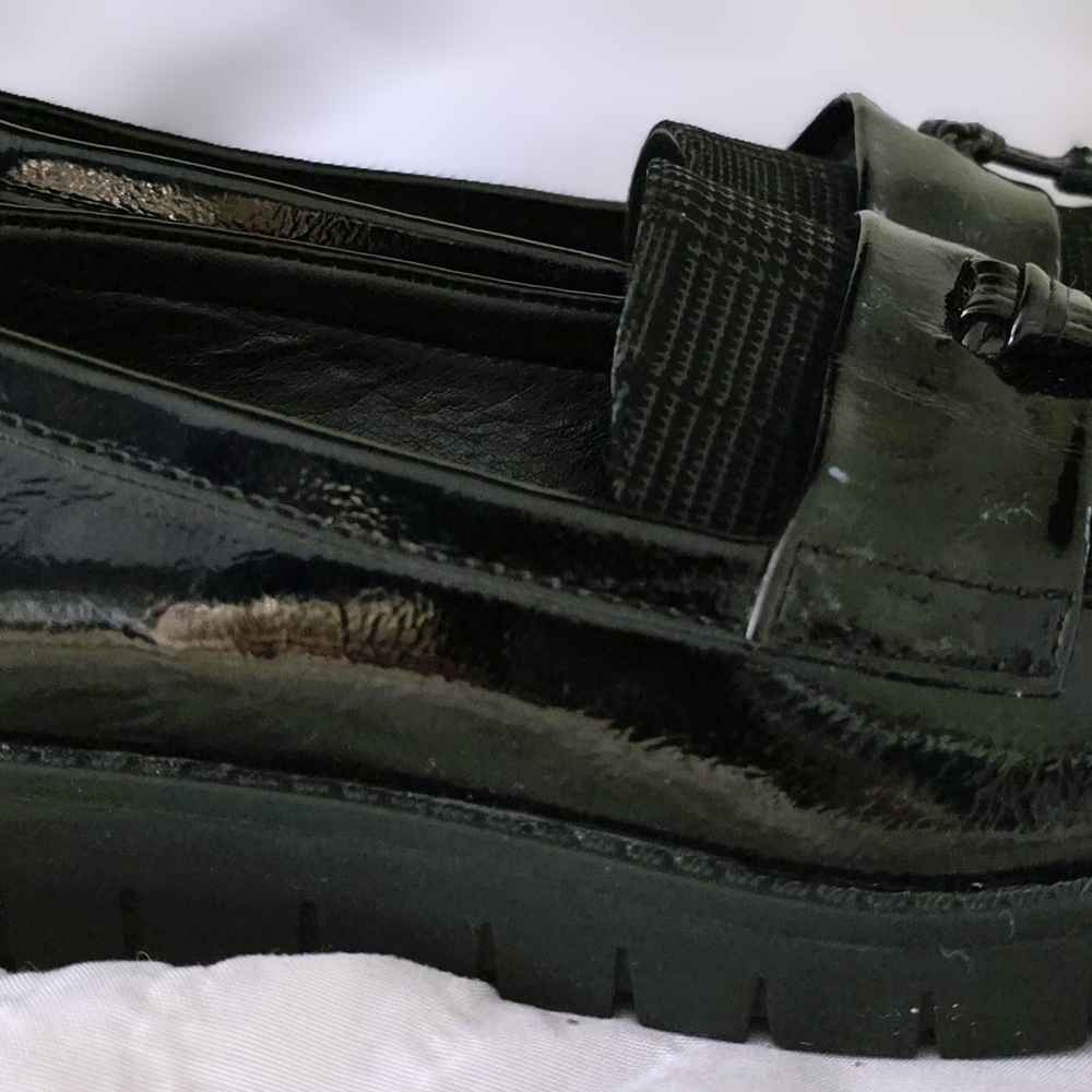 Black Patent Leather Loafers